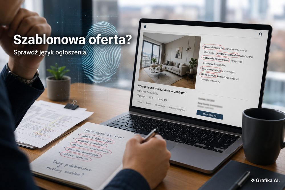 Cyfrowy odcisk palca pośrednika: jak rozpoznać szablonową ofertę po samym języku?