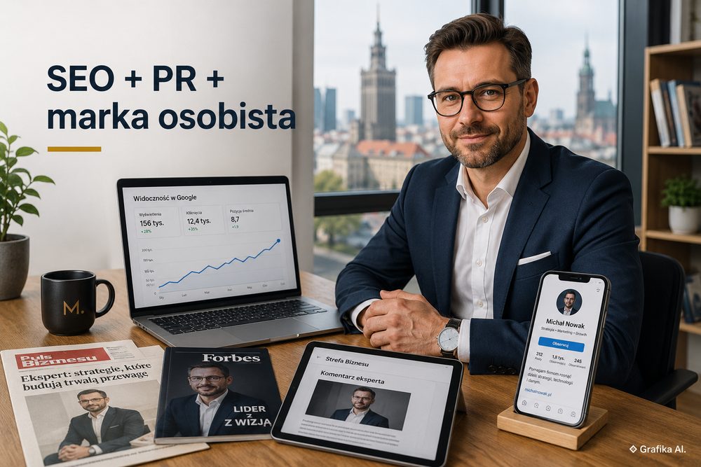 Jak połączyć SEO, PR i budowanie marki osobistej, aby zwiększyć widoczność eksperta