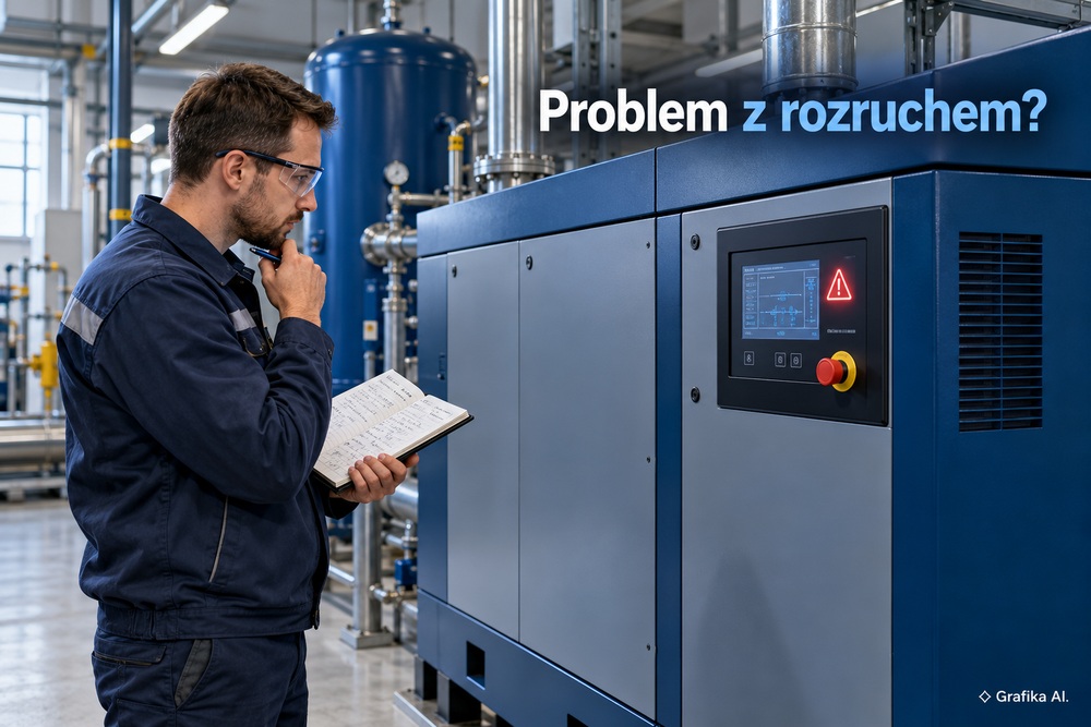 Kompresor wybija zabezpieczenie przy ponownym rozruchu – czy winny jest silnik, czy układ odciążania?
